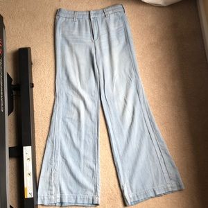 Pilcro wide leg trouser jeans